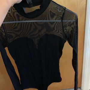 Black onesie top by Windsor